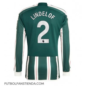 Manchester United Victor Lindelof #2 Segunda Equipación 2023-24 Manga Larga
